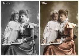 Photo Restoration of Dust busting Photoshop