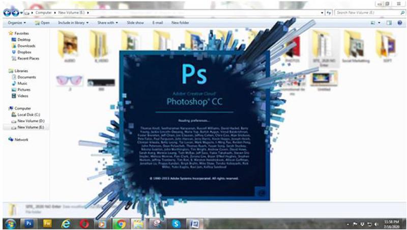 Open The Image On Photoshop