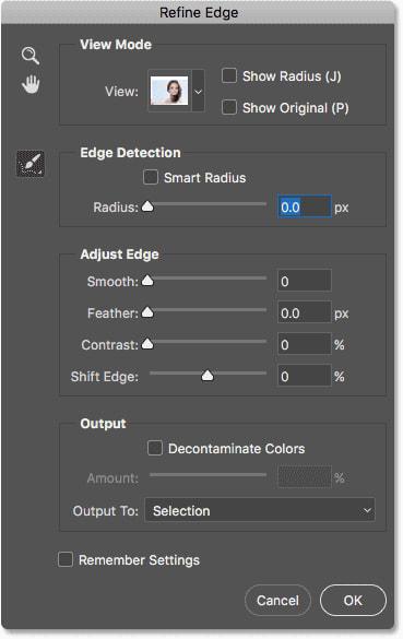 How to Get Refine Edge in Photoshop CC