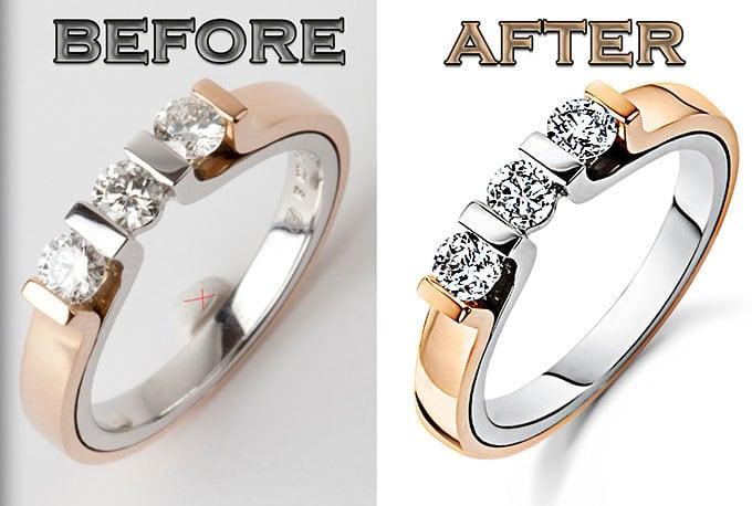 How to Jewelry Photo Retouching Service on Photoshop | Clipping Path