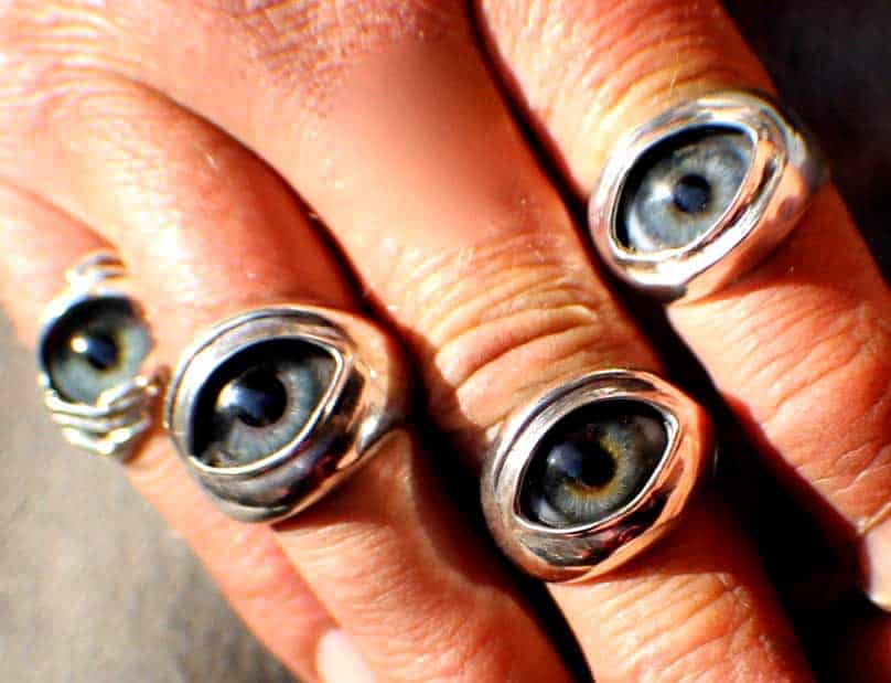 A Human Eye Ring