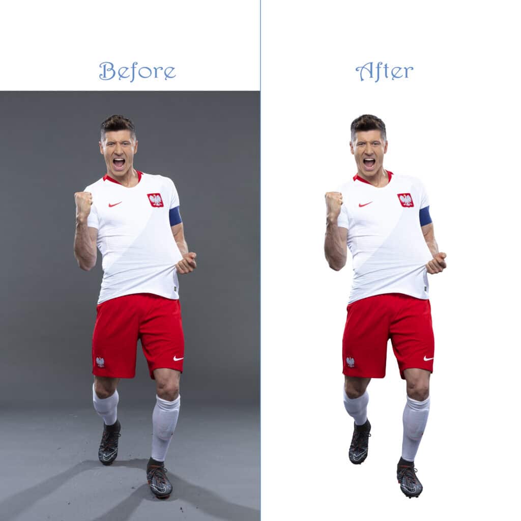 model clipping path